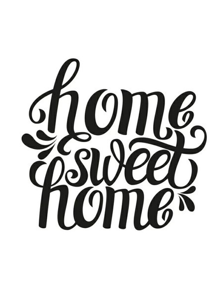 Home Sweet Home леттеринг
