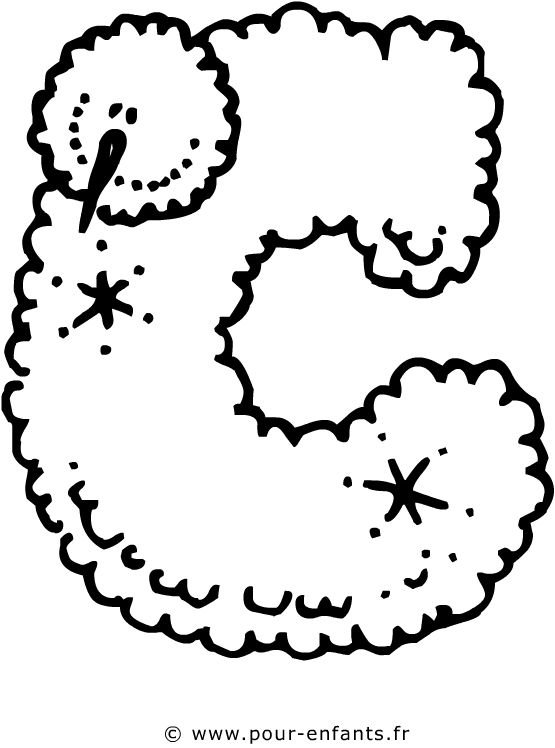 Новогодние буквы для раскрашивания русские