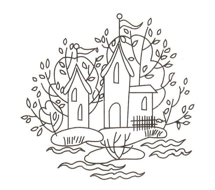 Трафареты для витражной росписи по стеклу