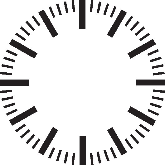 Циферблат без стрелок