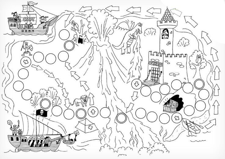 Настольная игра раскраска