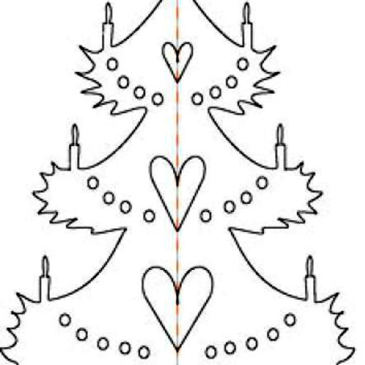 елка с сердечком