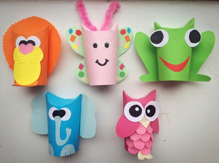 Поделка из рулона туалетной бумаги