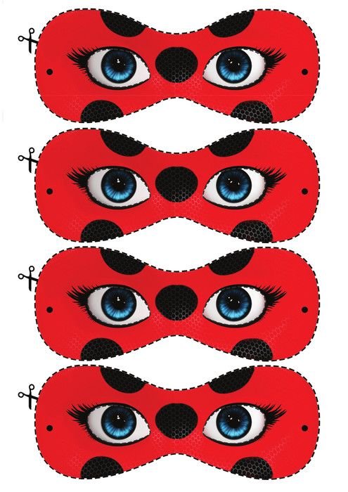 Маска леди баг