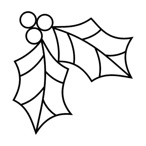 Листики для новогоднего венка