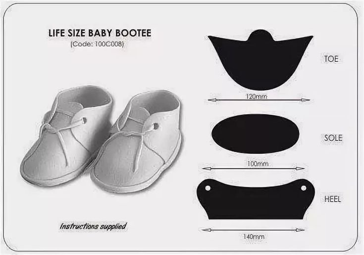 Кукольная обувь выкройки