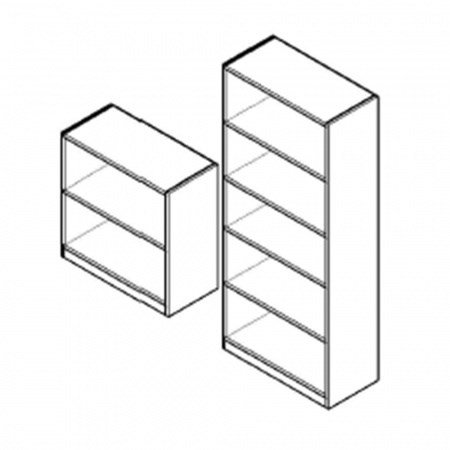 Simple стеллаж широкий SR-5w 770х359х1815 (Легно темный)