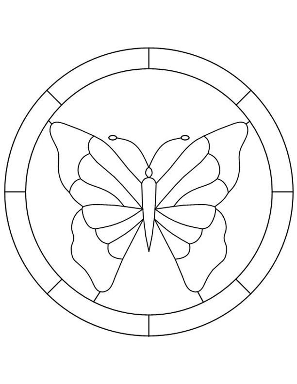 Витражи для раскрашивания детям