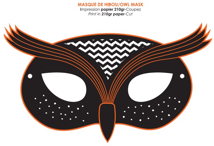 Маски на Хэллоуин для детей