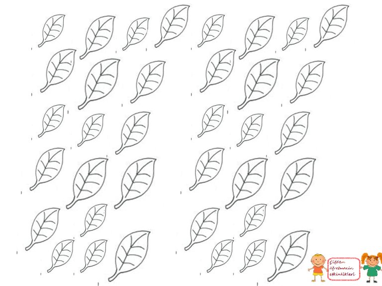 Трафарет мелких листьев