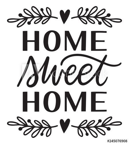 Надпись Home