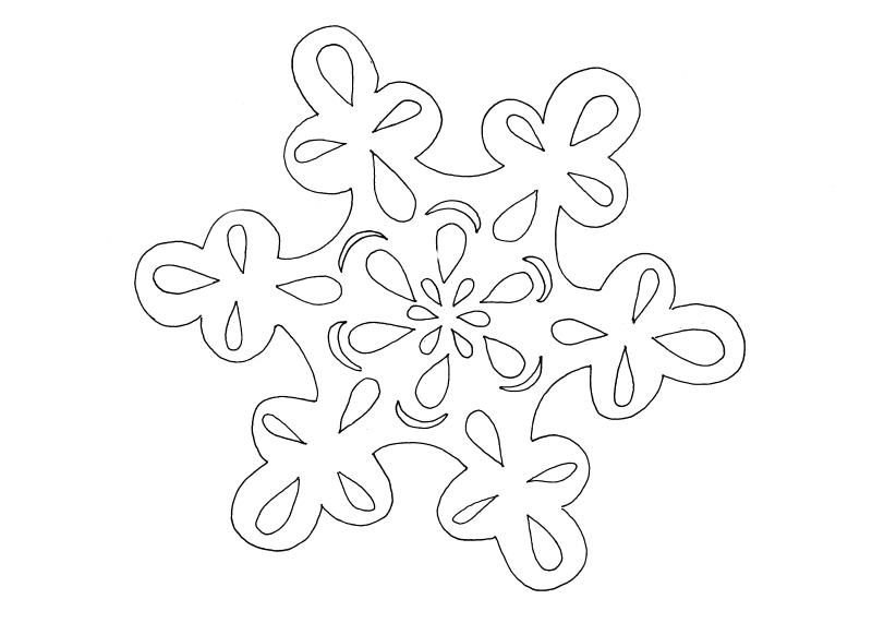 Снежинки вытынанки шаблоны