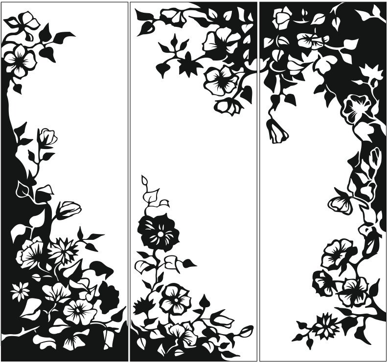 Орнамент для пескоструя на зеркале