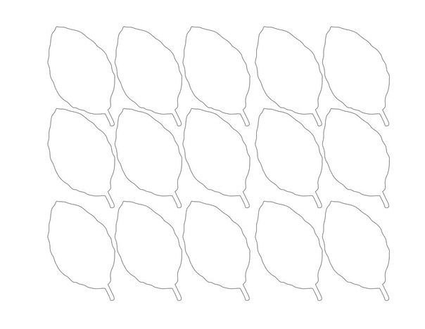 Трафареты "листья"