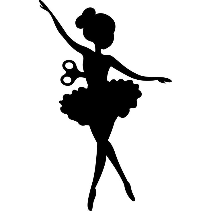 Силуэты маленьких балерин