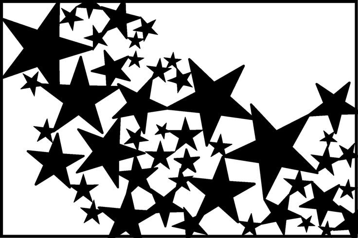 Трафарет Звёздочки