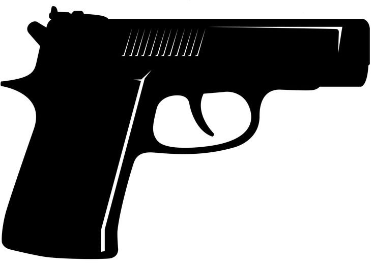 Пистолет силуэт