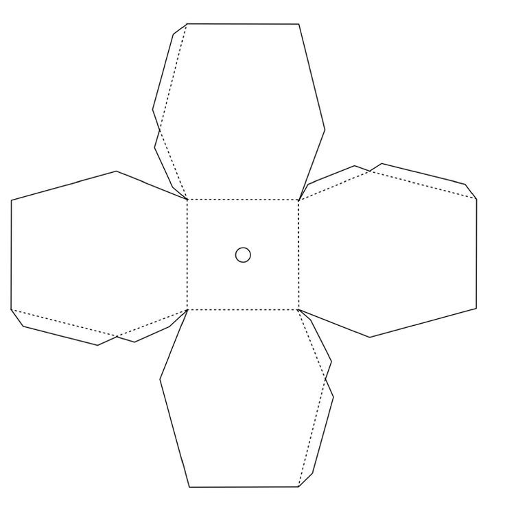 Китайский фонарик развертка