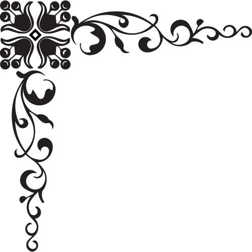 Угловые узоры для рамок