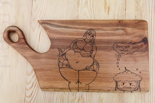 Доска кухонная деревянная