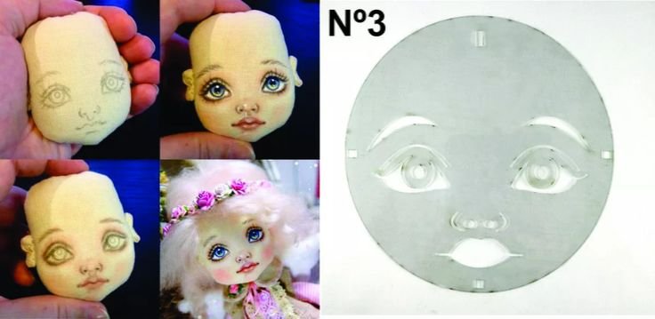 Личико для куколки