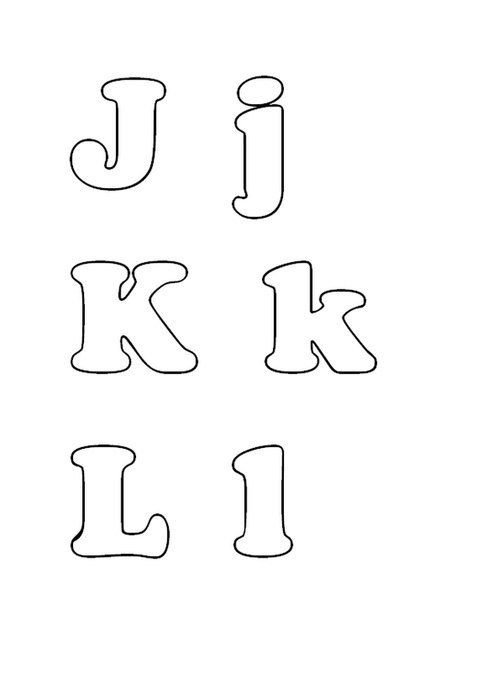 Английские буквы для вырезания