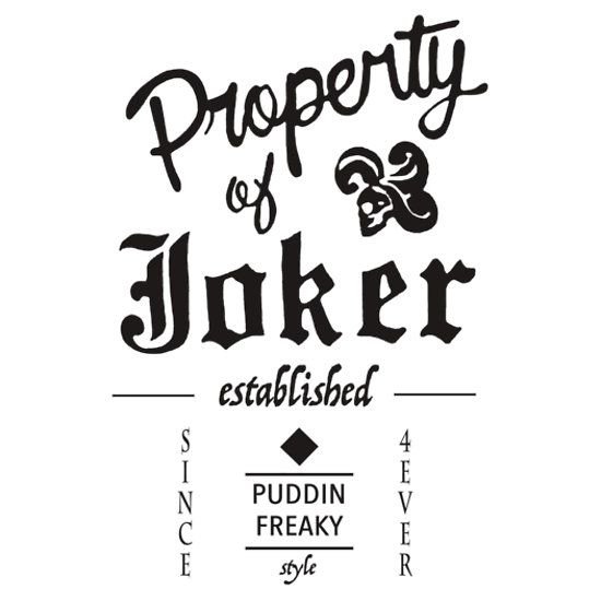 Надпись на куртке Харли Квинн