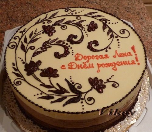 Торт рисунок