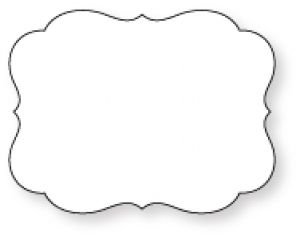 Рамка шаблон для вырезания