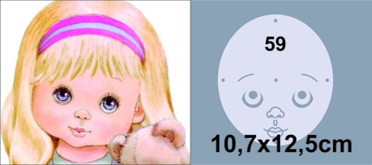 Личико для куколки