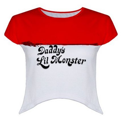 Надпись на футболке Харли Квин