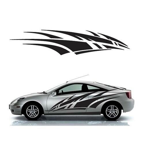 Наклейка на машину сбоку