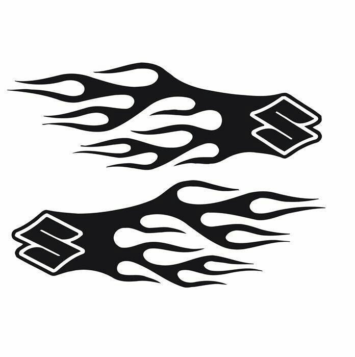 Трафарет на бак мотоцикла