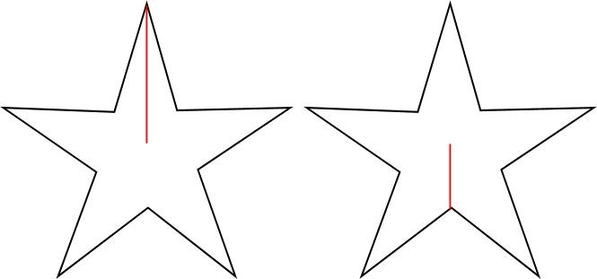 Трафарет для вырезания звезд