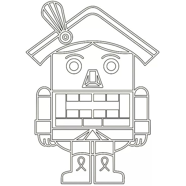 Нарисовать Щелкунчика