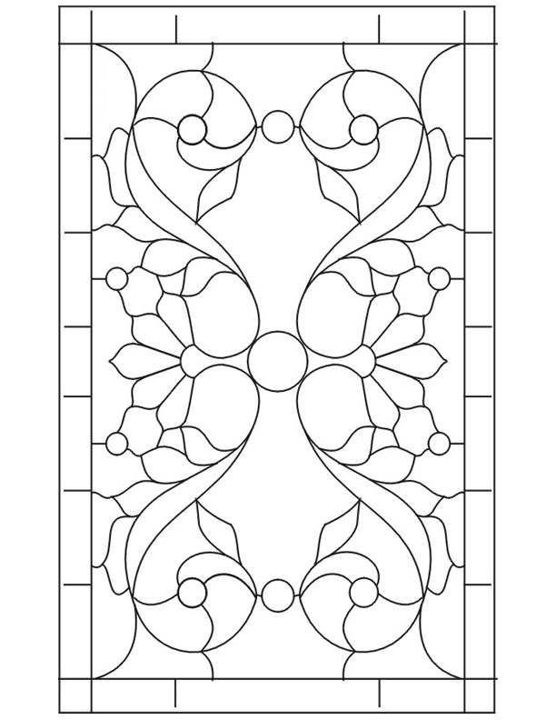 Витраж орнамент
