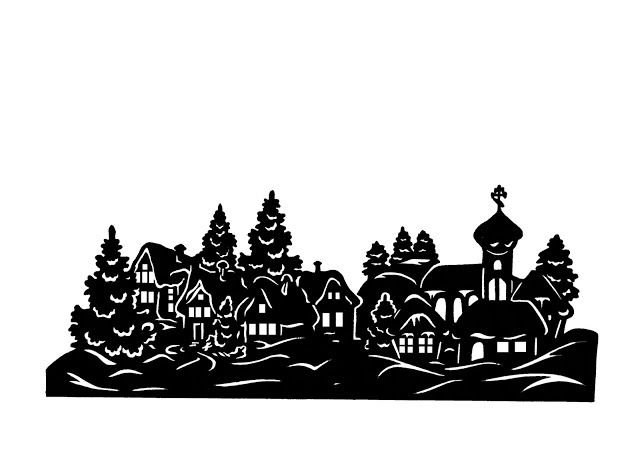 Новогодние силуэты