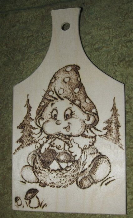 Узоры для выжигания на разделочной доске