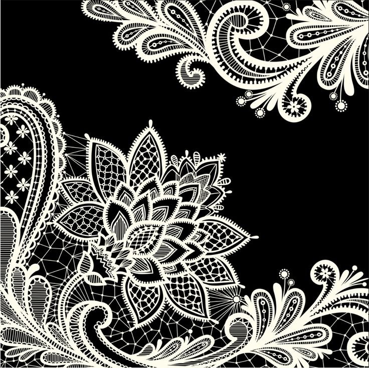 Кружево трафарет