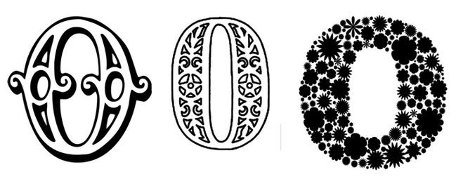 цифра ноль на новый год