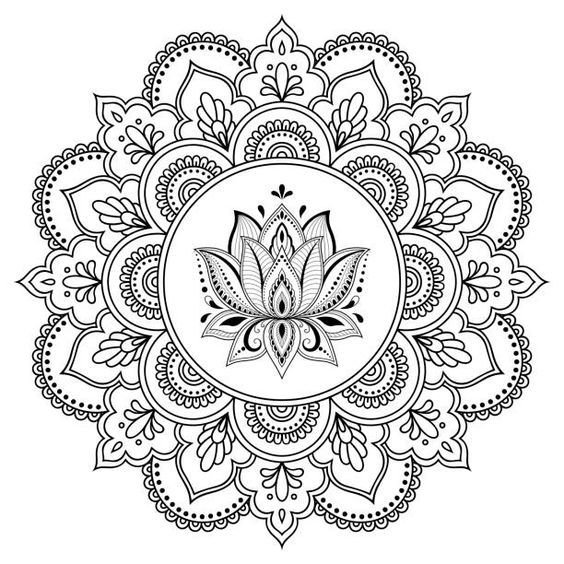 Орнаментальная Мандала