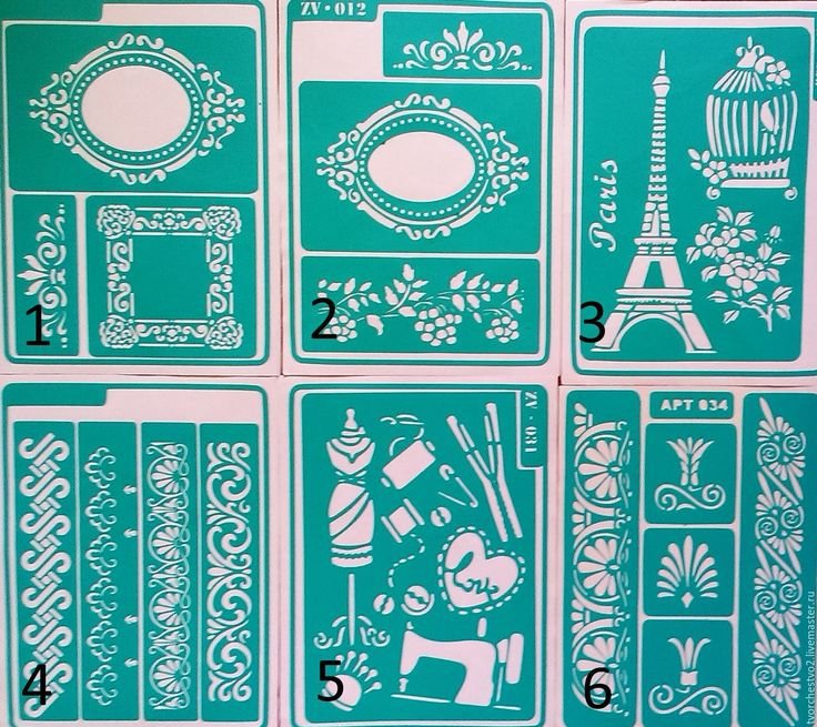 Трафареты для декупажа руки