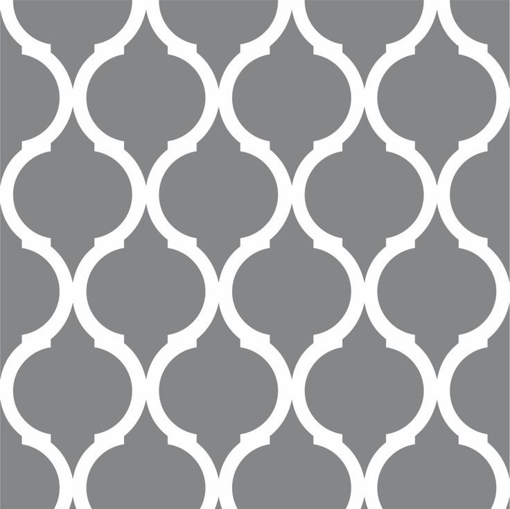 Трафаретный орнамент на стены