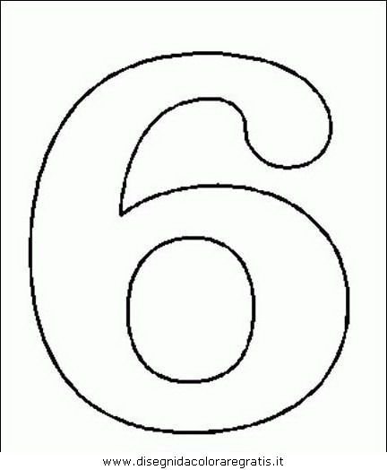 Цифра 6 трафарет для торта