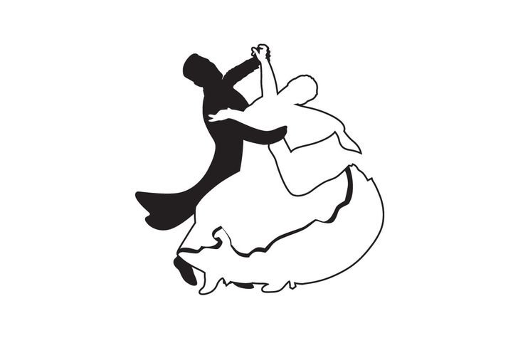 Силуэт танцующей пары