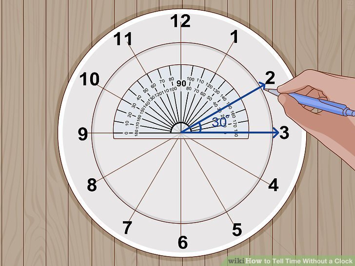 Разметка часов