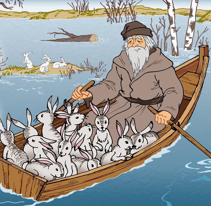 Н А Некрасов дедушка Мазай и зайцы