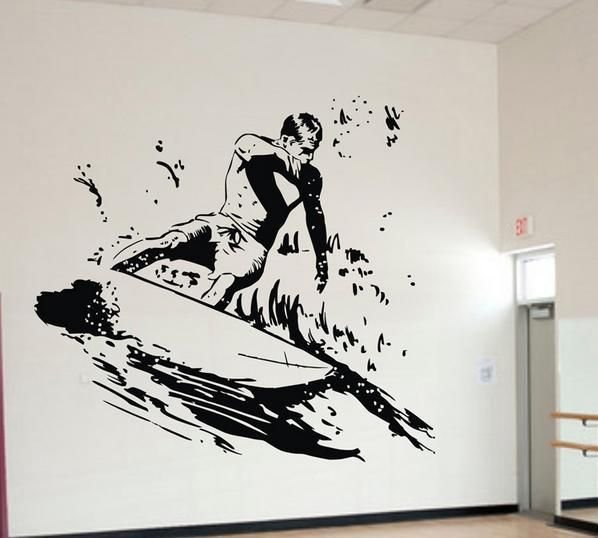 Трафаретная живопись на стенах