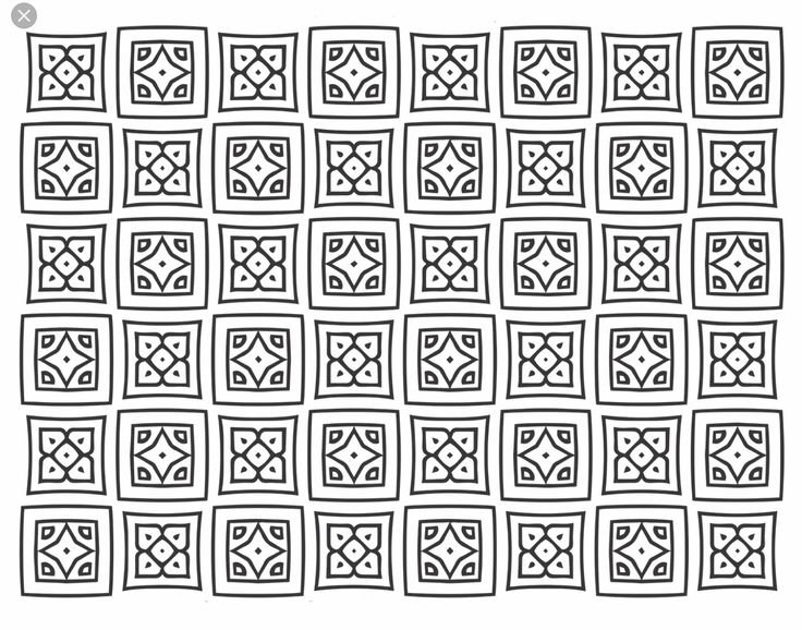 Узор в прямоугольнике