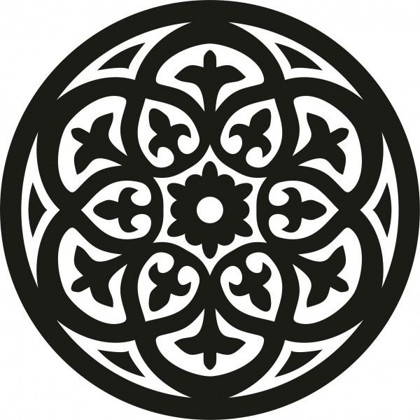 Круглый узор